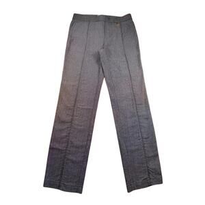 ​Pantalon Company Ellen Tracy Noir à Micro-Points Blanc Femme Taille Médium